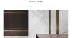 Desktop Screenshot of humbertpoyet.com